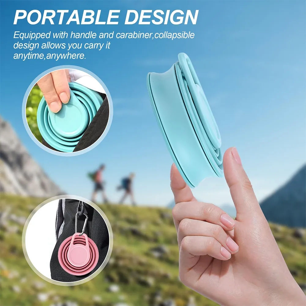 17 oz Collapsible Silicone Water Bottle 11