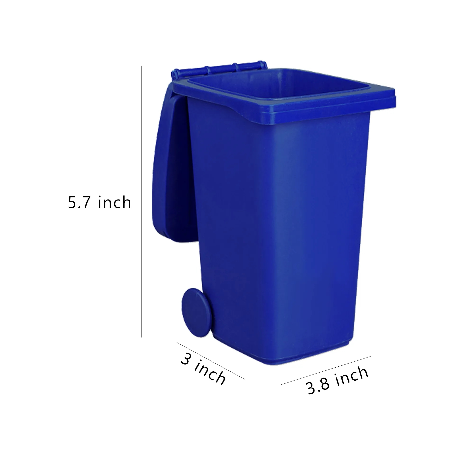 Mini Desktop Trash Can Versatile Pen Container 3