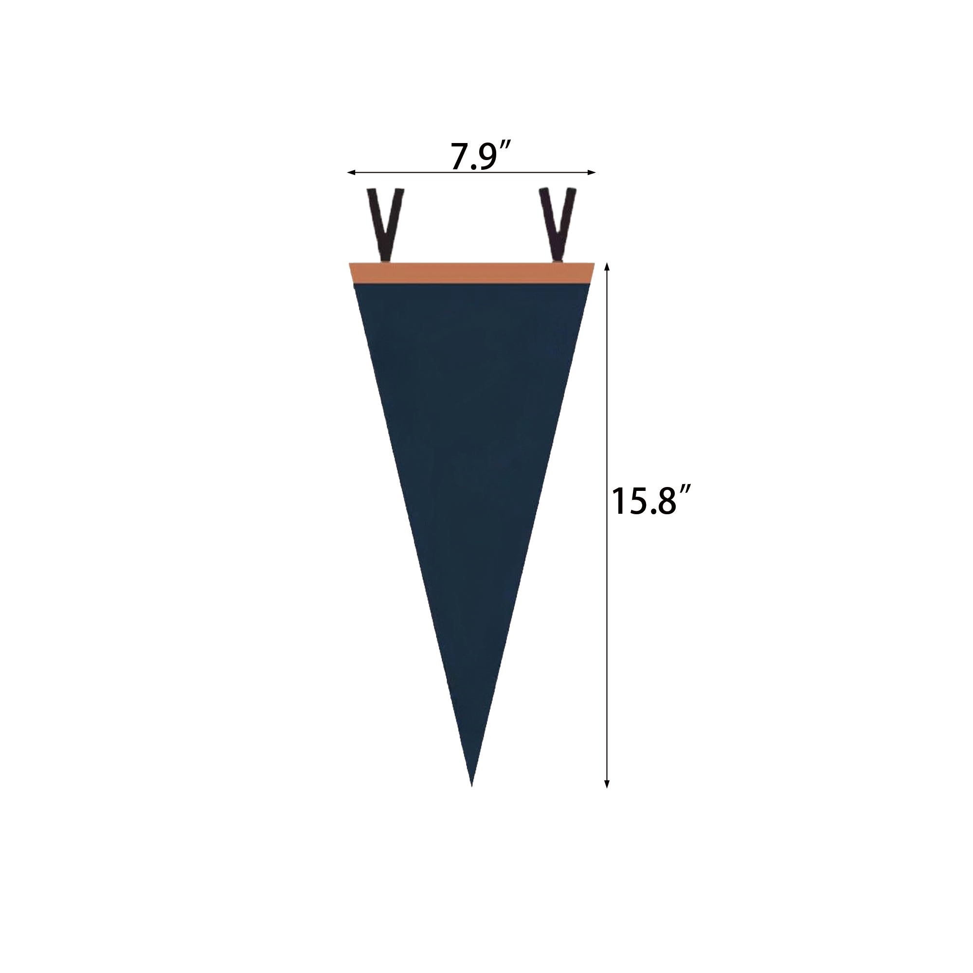 Full-Color Felt Triangle Flag 2