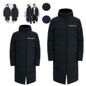 Long Puffer Jacket Men Keep Warm Puffer Coat 2