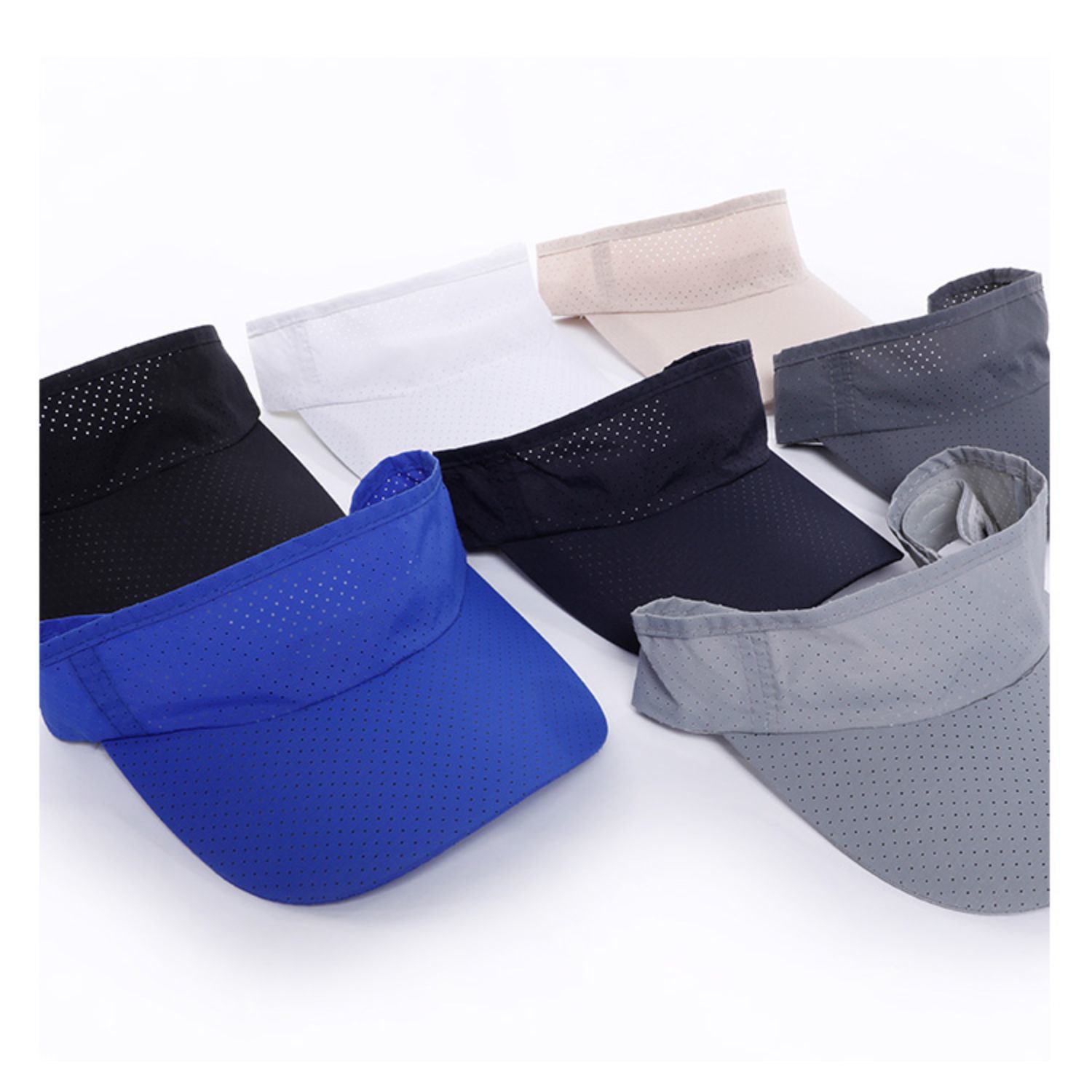 Quick Dry Lightweight Sporty Sun Visors w/ Plastic Buckle 5