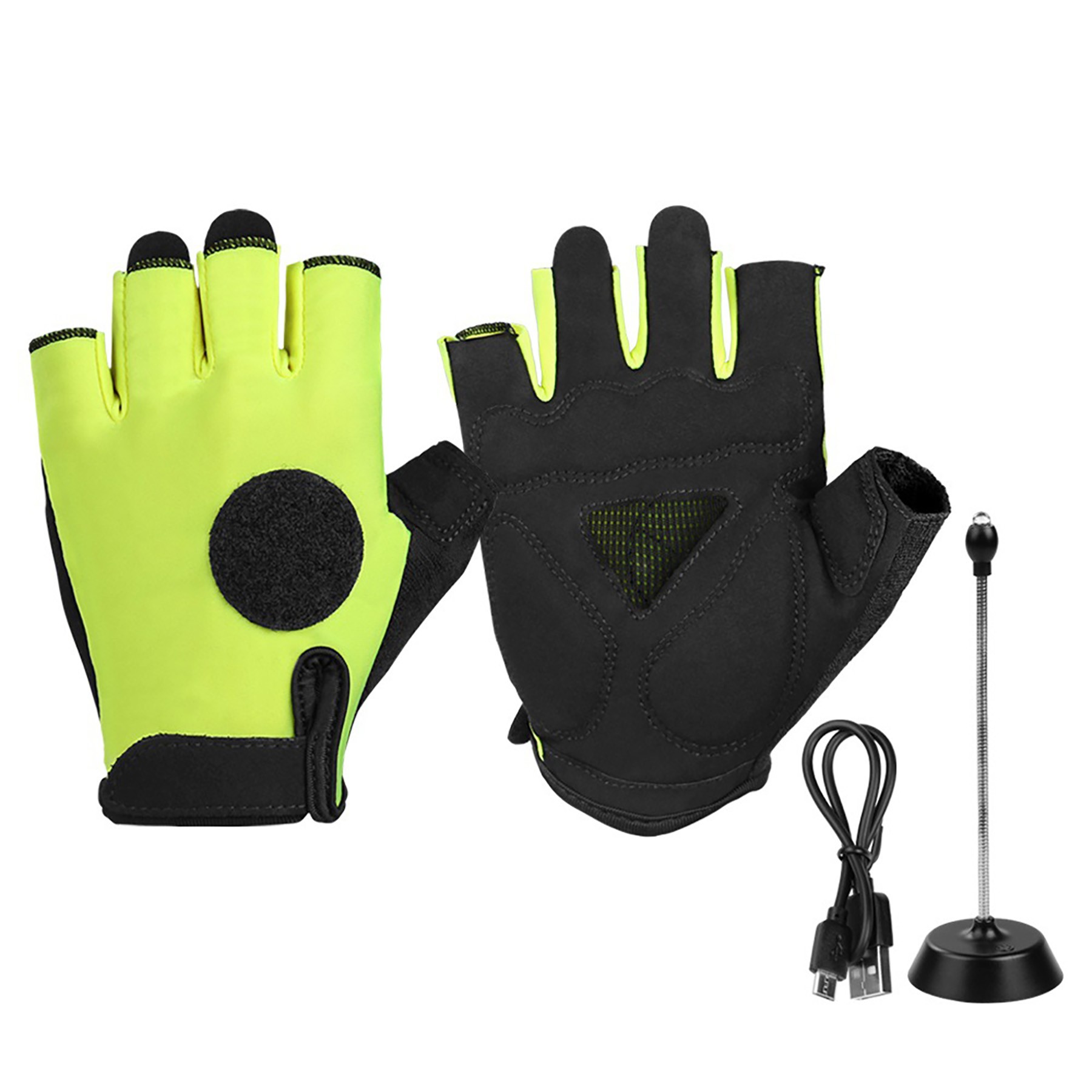 Half Finger Led Flashlight Gloves 2