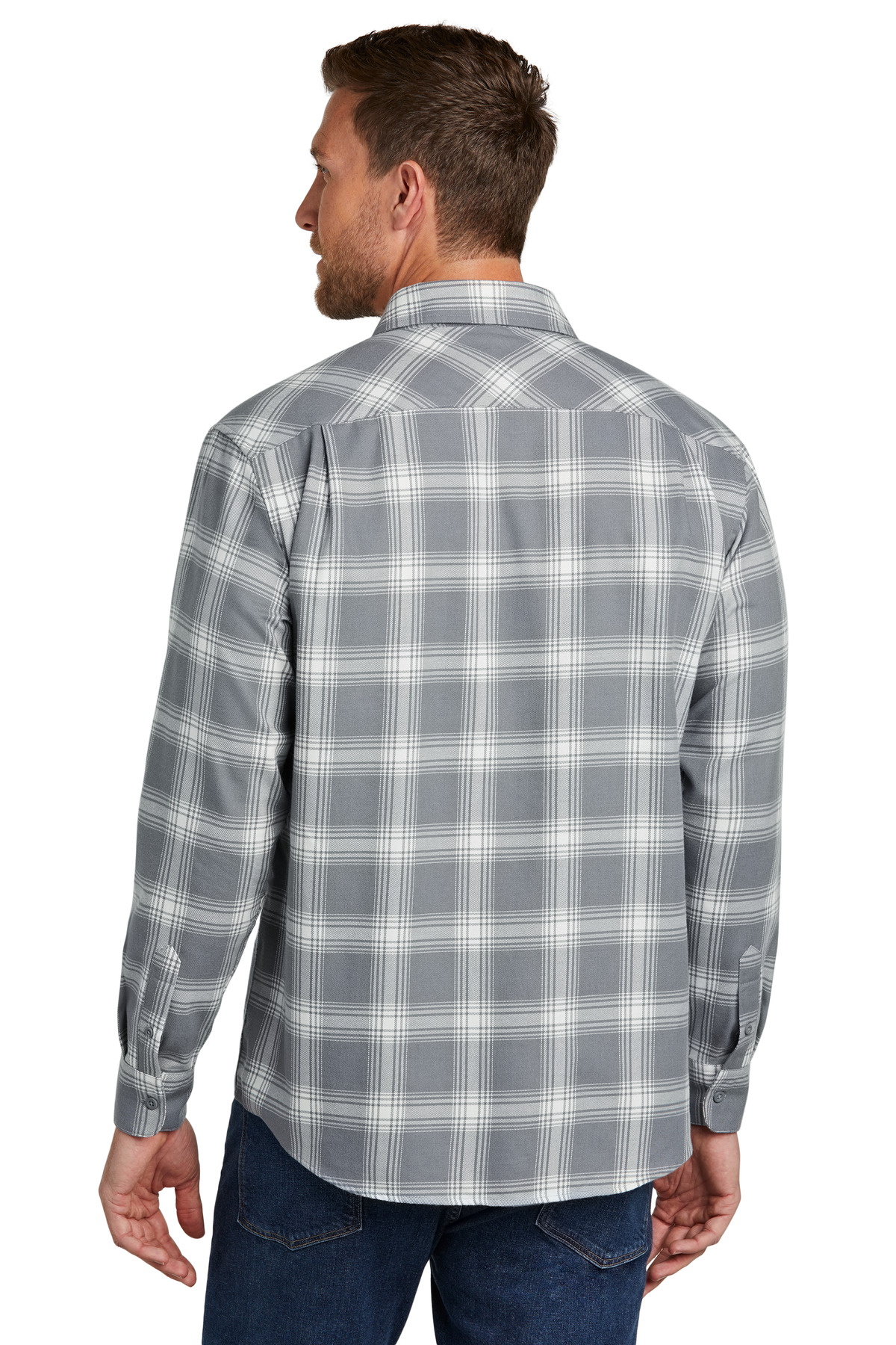Port Authority Plaid Flannel Shirt. W668 49