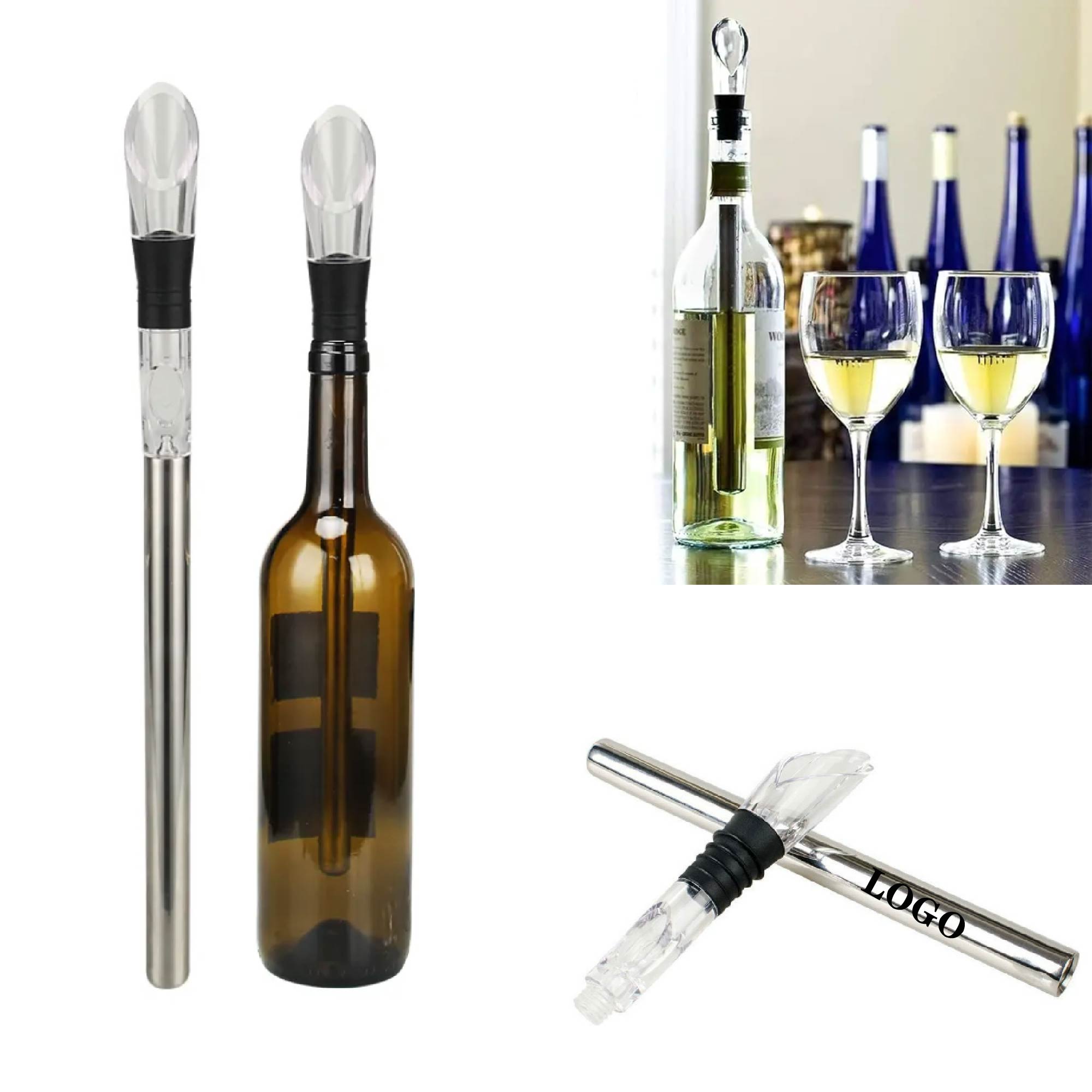 MOQ 10 pcs Stainless Steel Wine Chiller 3