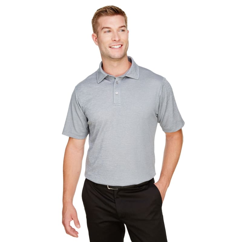 Devon & Jones CrownLux Performance™ Men's Address Melange Polo 3