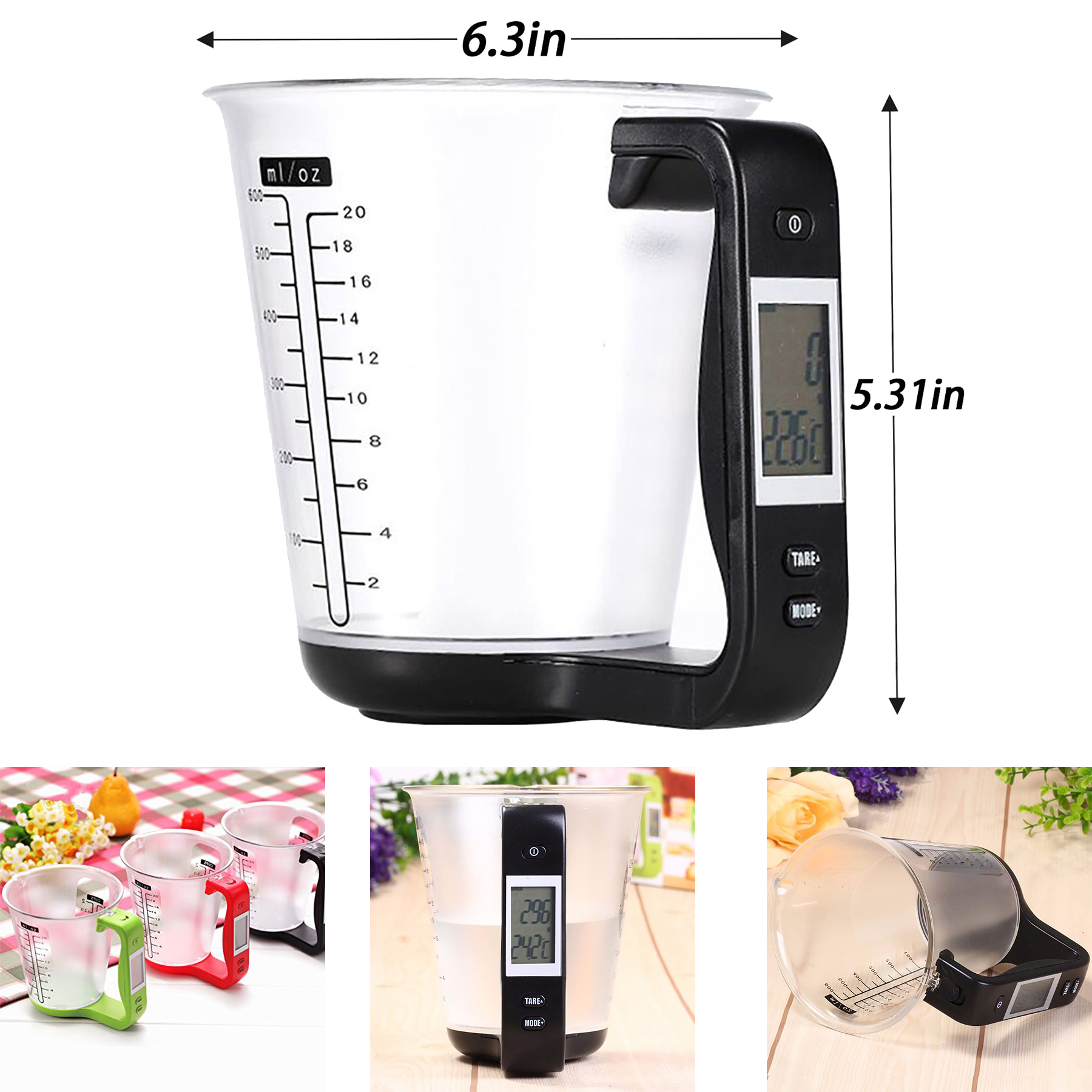 Digital Kitchen Electronic Measuring Cup 2