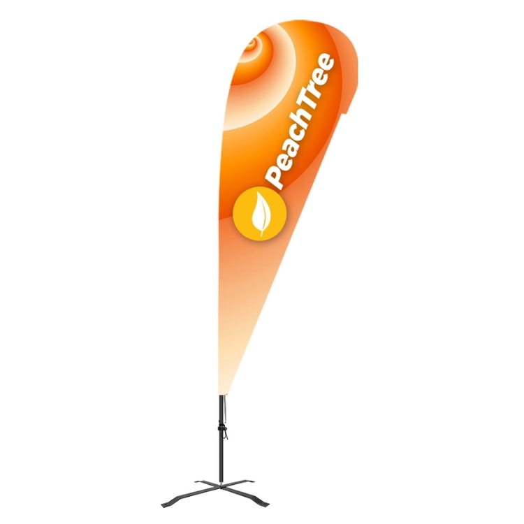 Flex Blade® G7 Teardrop Banner Kit, Double-Sided - 9' Outdoor Flag 2