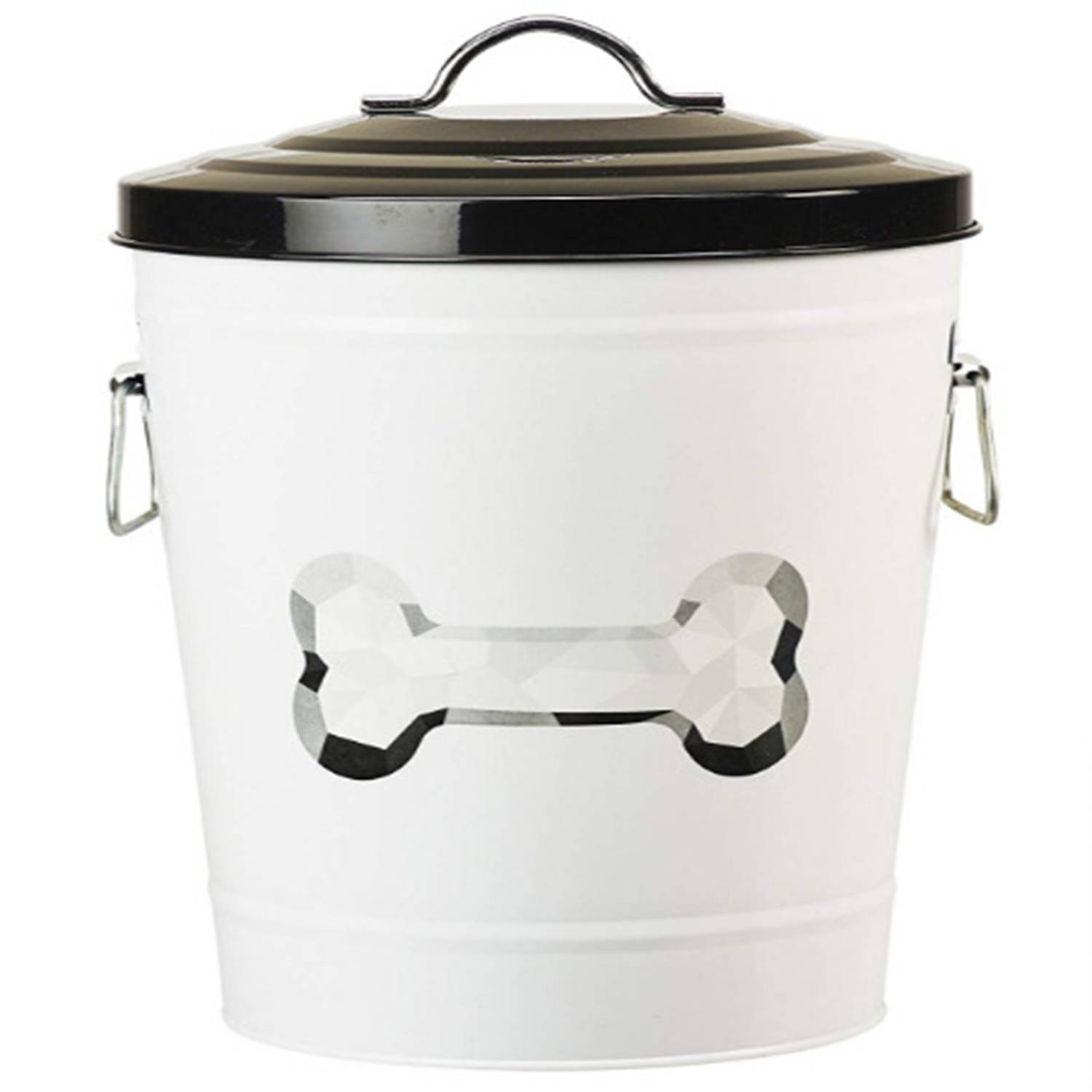 1Gallon Reusable Galvanized Pet Food Bin w/ Lid 6