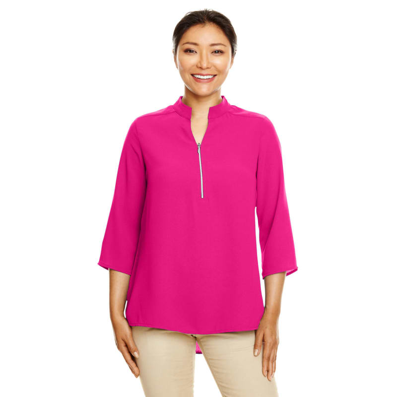 Devon & Jones Ladies' Perfect Fit™ 3/4-Sleeve Crepe Tunic 15