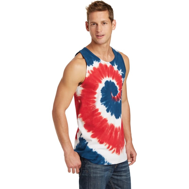 Port & Company Tie-Dye Tank Top. 18
