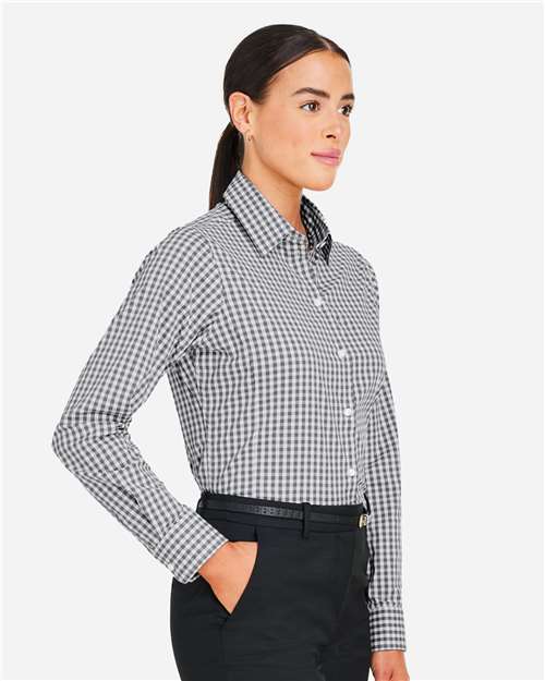 Women's CrownLux Performance® Gingham Dress Shirt - DG536W 4