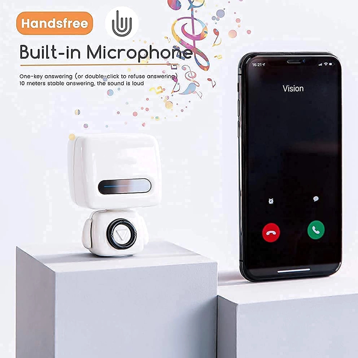 Mini Bluetooth Speakers Robot Shape 2