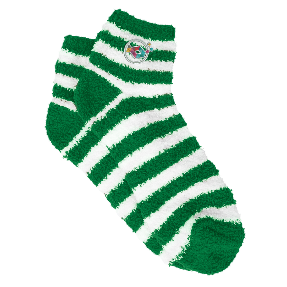 Fuzzy Stripe Socks 10