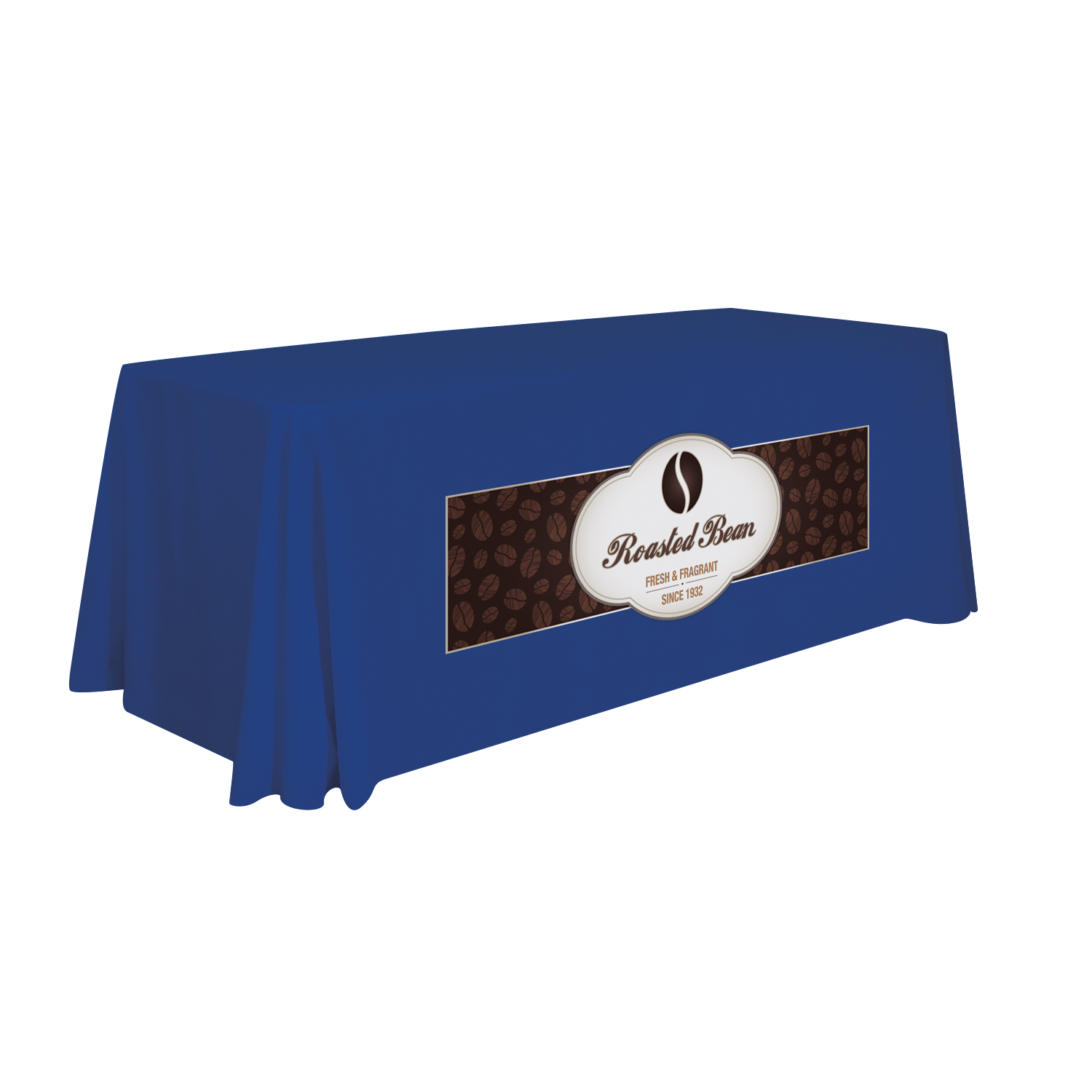 6' Stain-Resistant 4-Sided Table Throw (Full-Color Imprint, One Location) 5