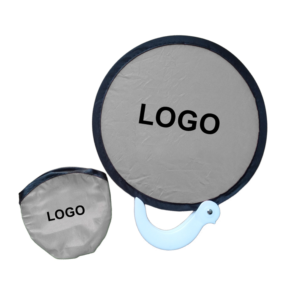 7.9" Round Foldable Polyester Fans 8