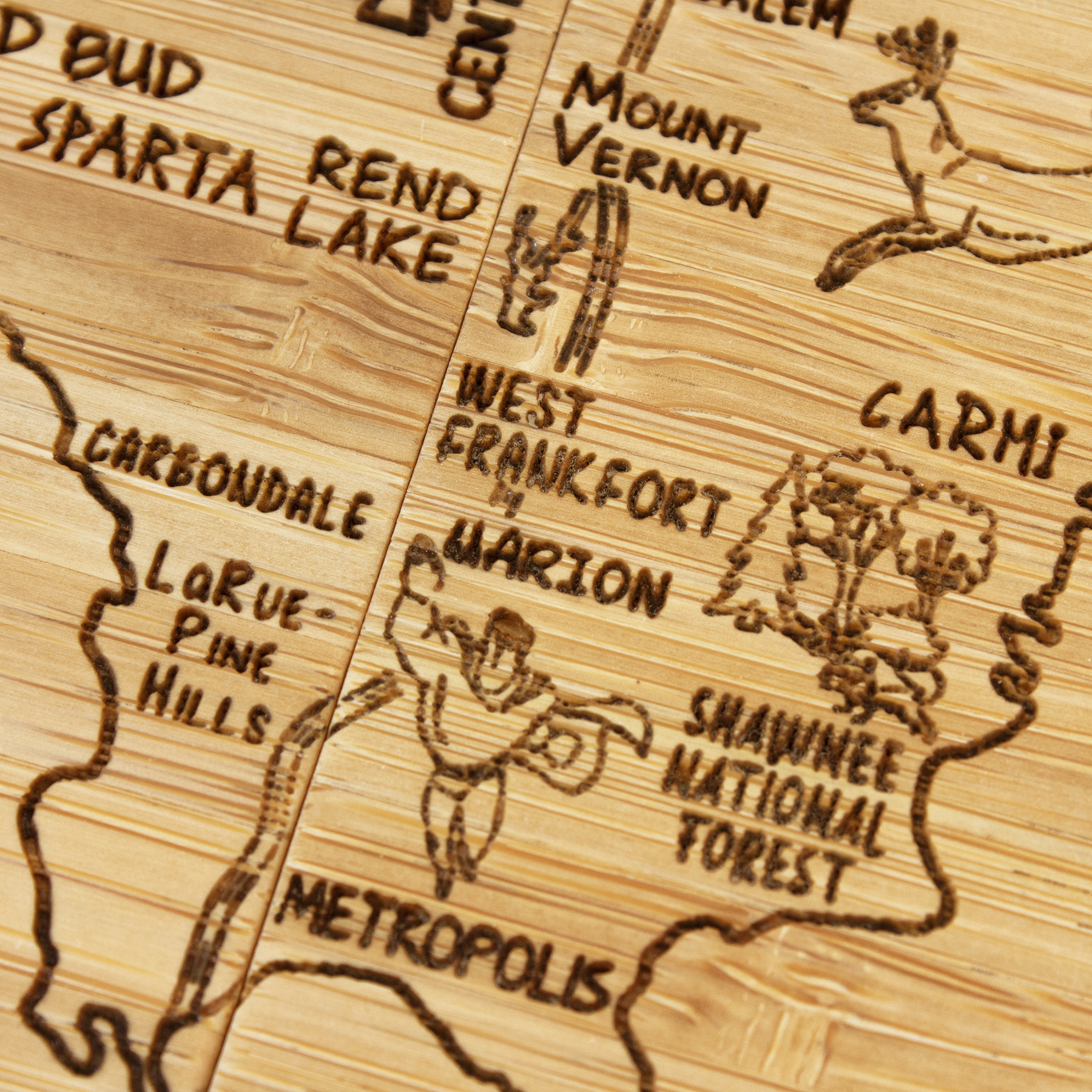 Illinois Puzzle Coaster Set 11