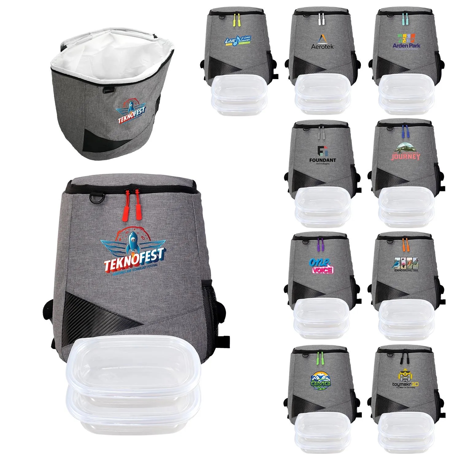 Handy Recycled Backpack Set