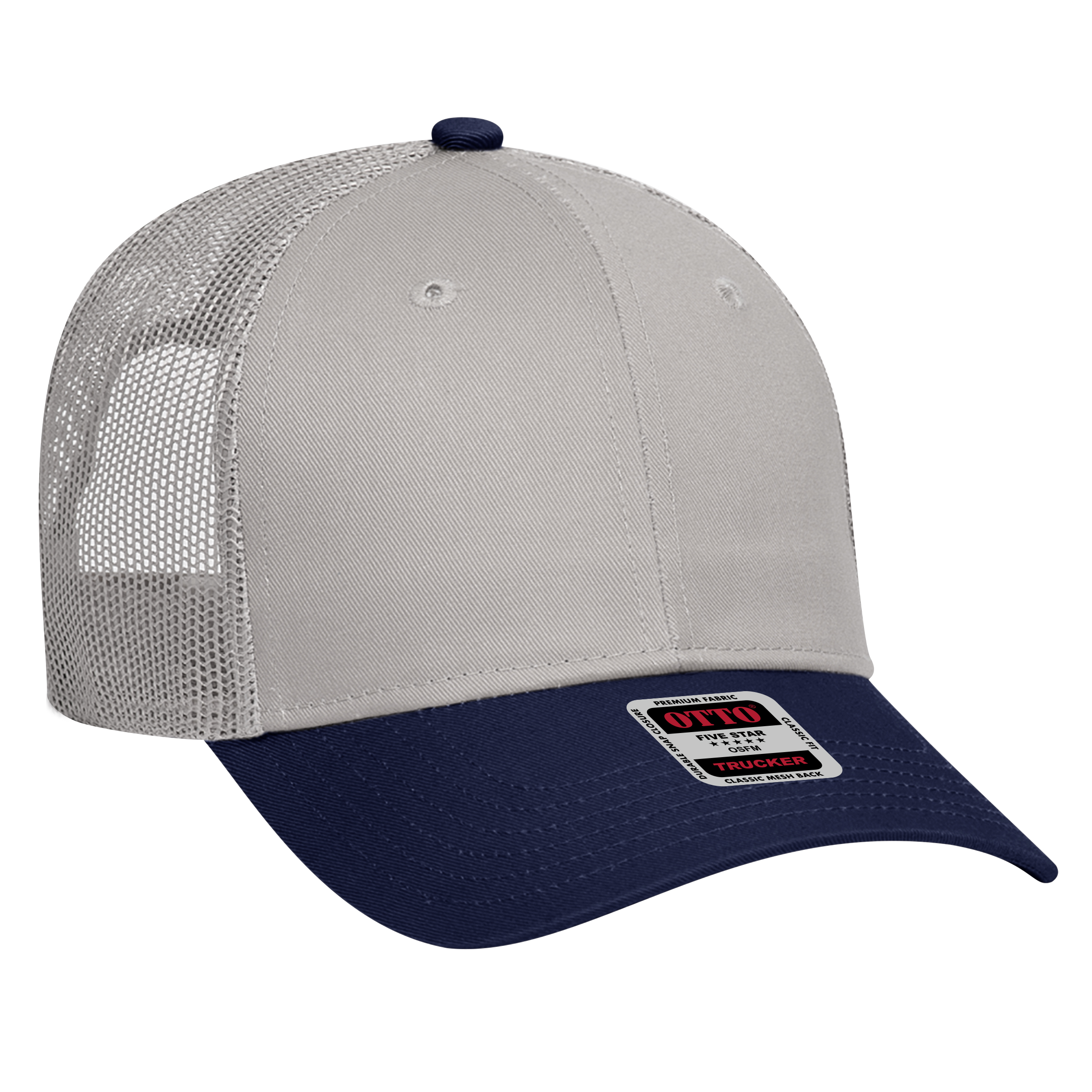 OTTO CAP® 6 Panel Low Profile Mesh Back Trucker Hat 37