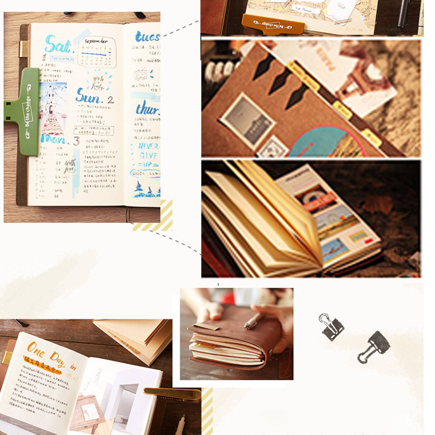 Genuine Leather Handbook cowhide Notebook 3