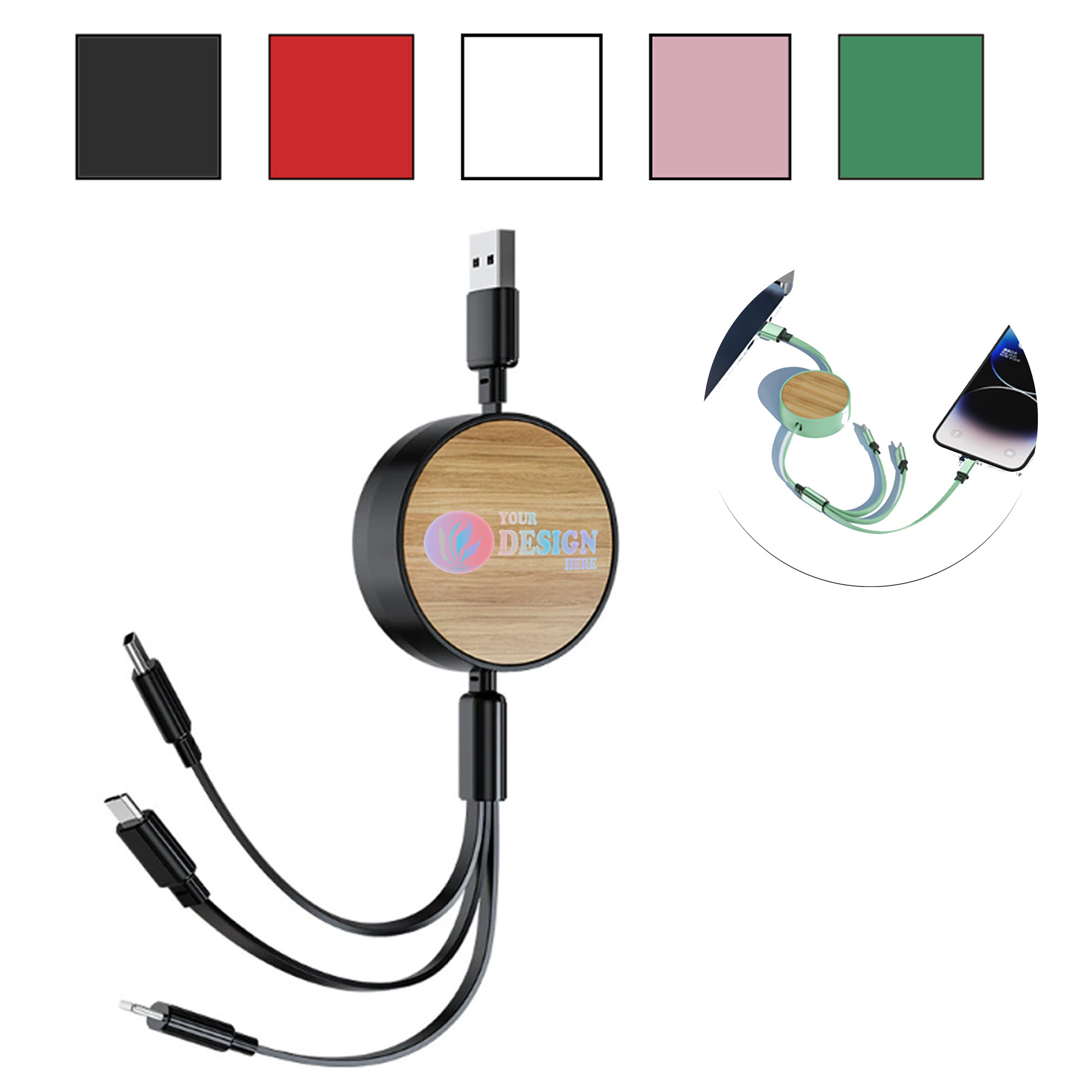 TPE 3 in 1 Charging Cable 2