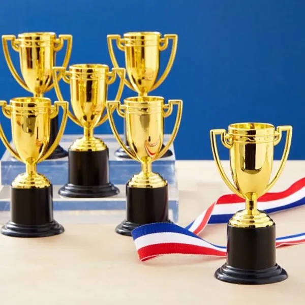 24 Pack Mini Gold Participation Trophies 5