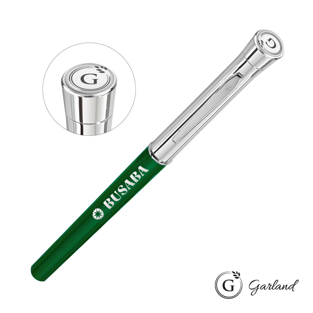 Garland® Monogram Rollerball Pen - Chrome 9