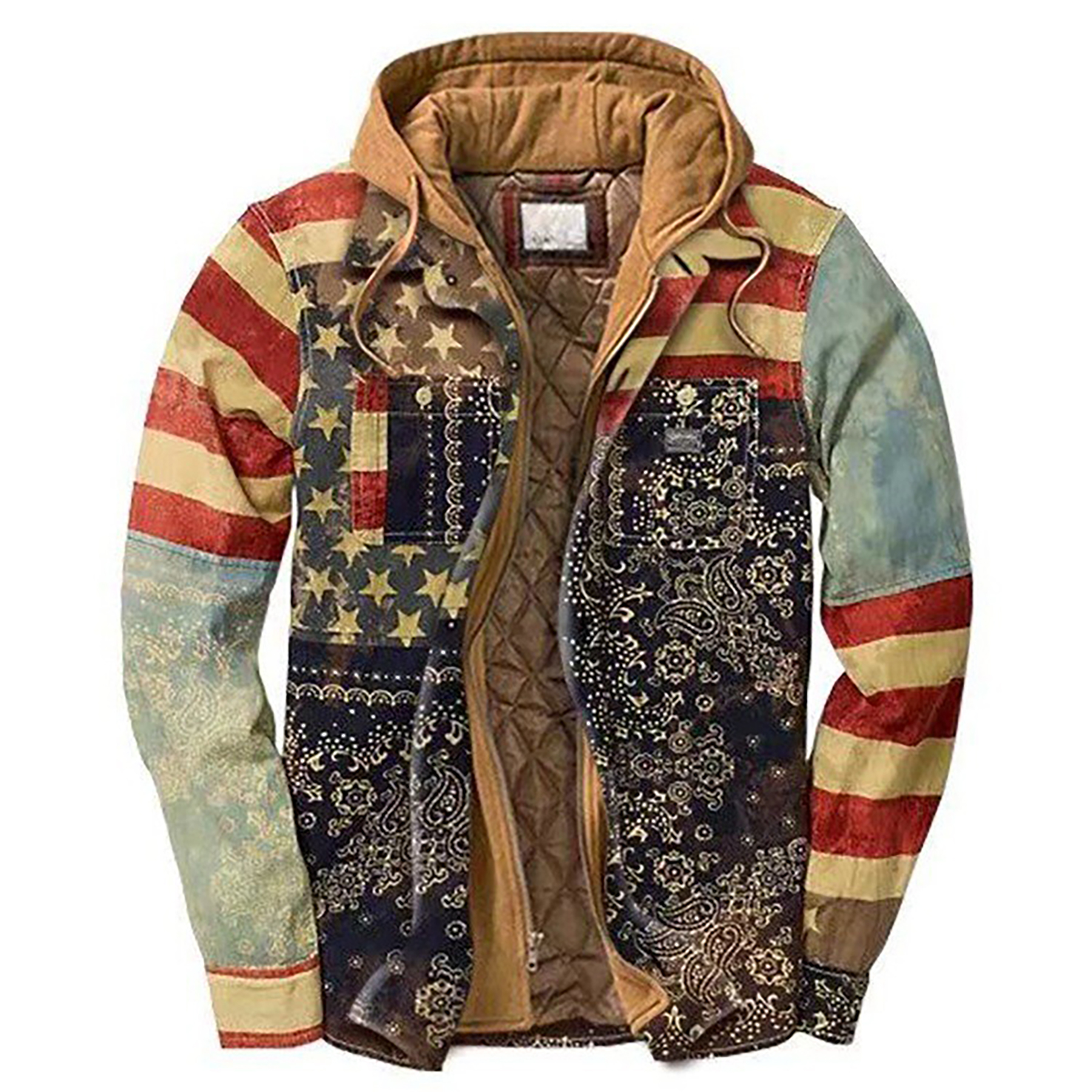 Plaid Cotton Hooded Jacket 9