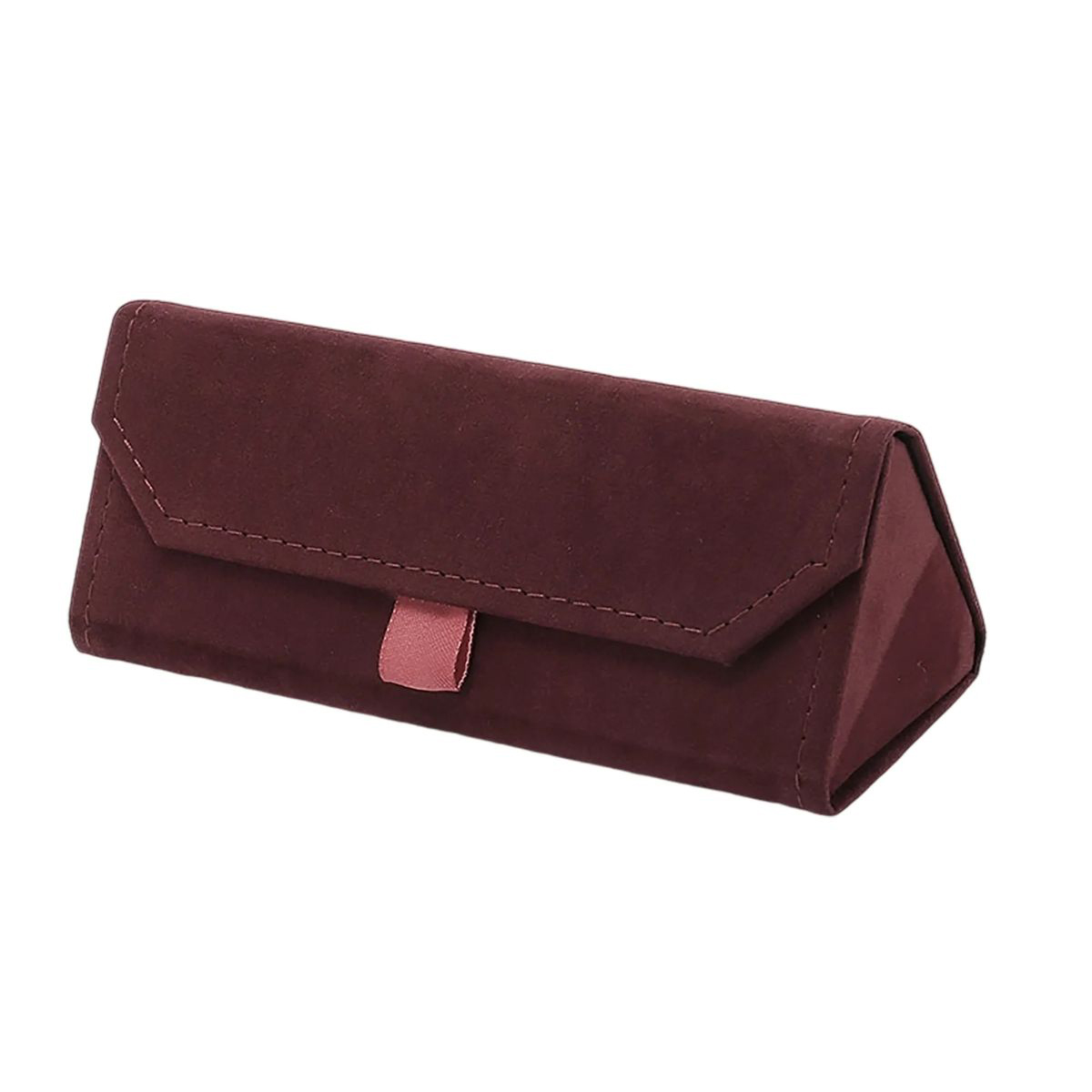 Triangle Suede Glasses Pouch 6