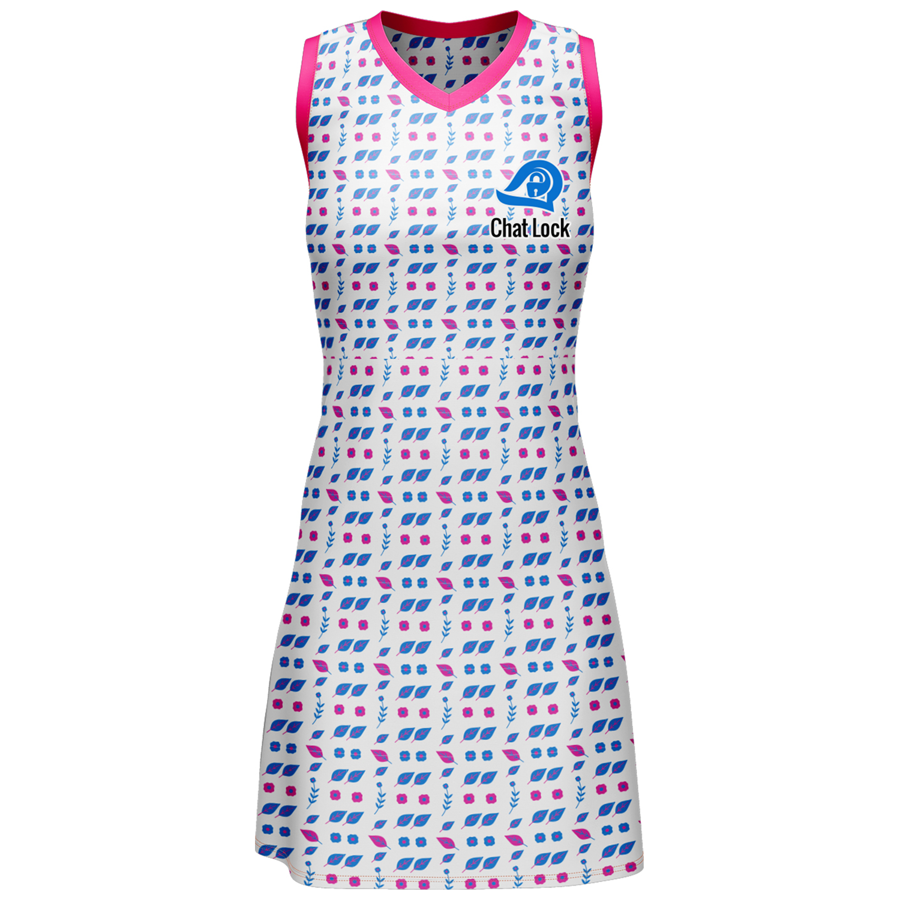 Women's Full Sublimation Premium Netball Dress - PolySpandex 4
