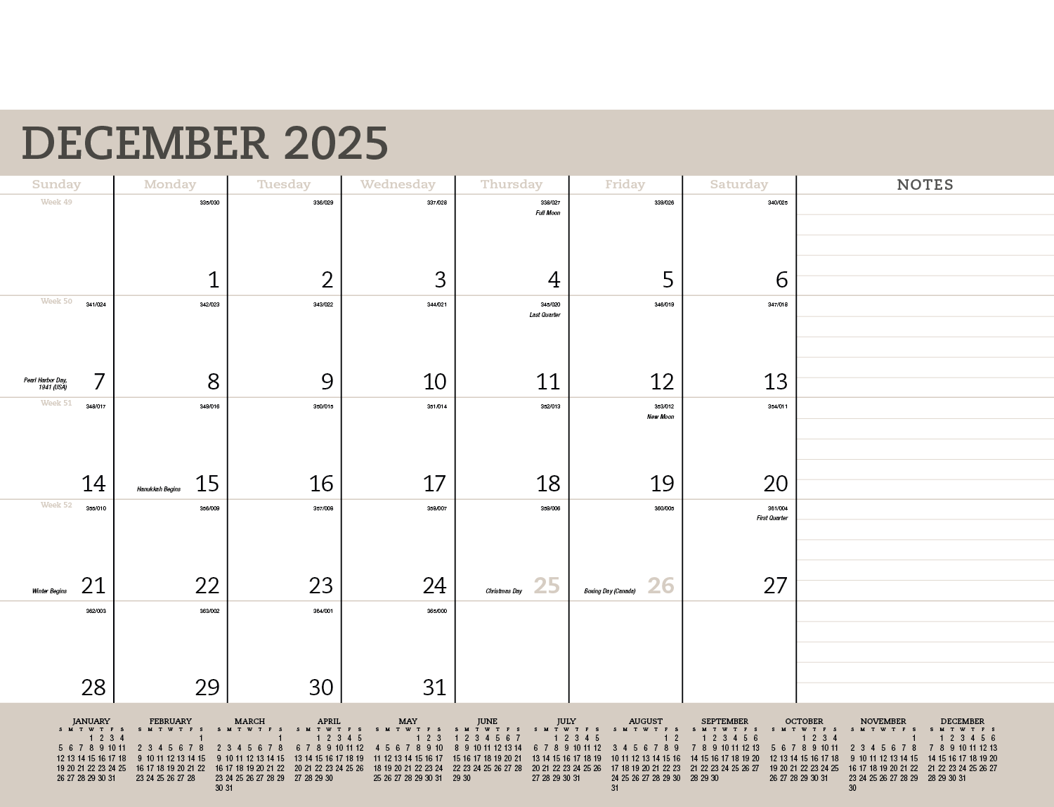 Triumph® Calendars Vinyl Desk Pad