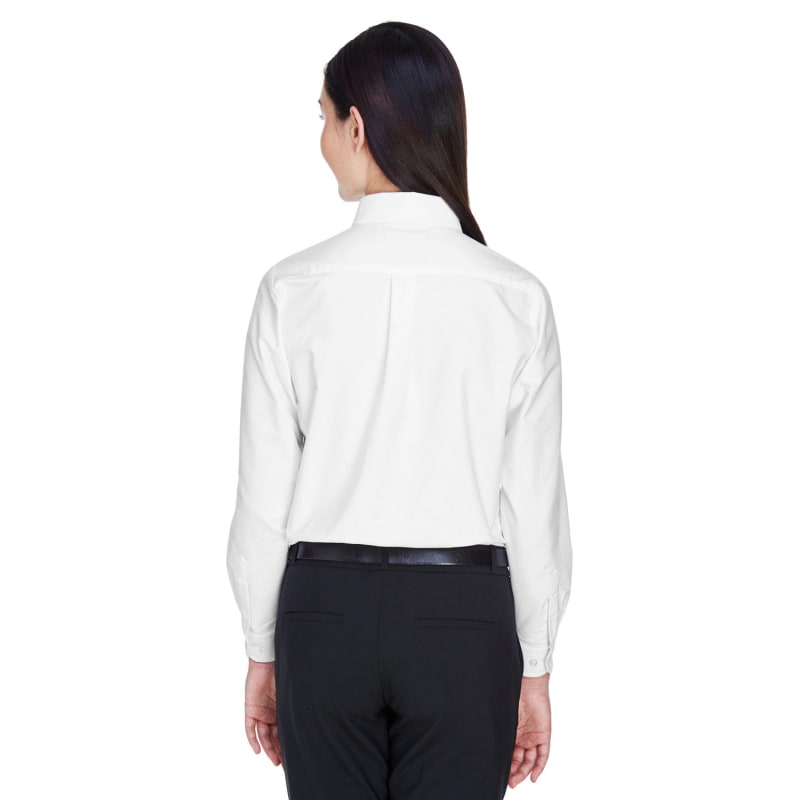 UltraClub Ladies' Classic Wrinkle-Resistant Long-Sleeve Oxford 11