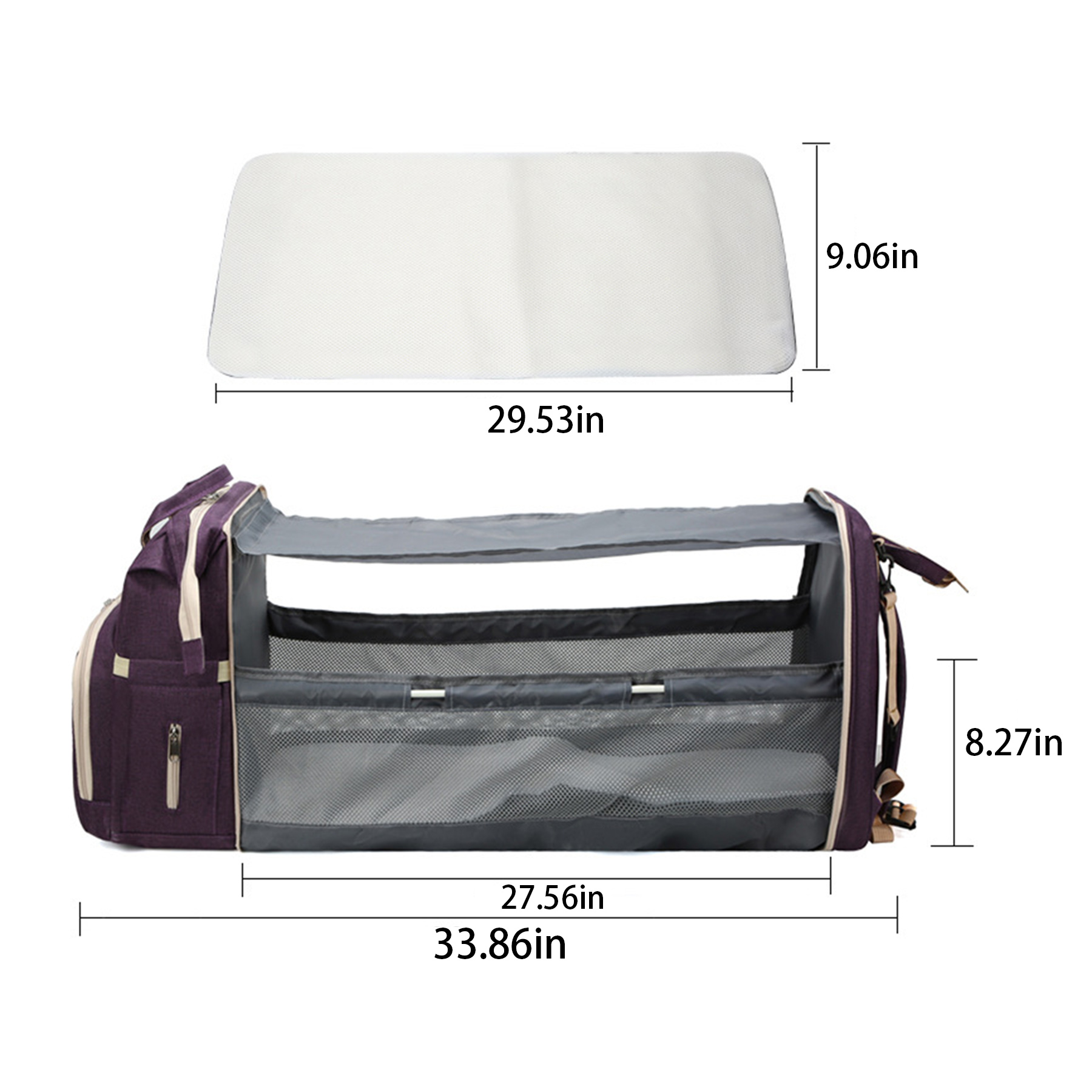 Diaper Bag Backpack for Travel 5