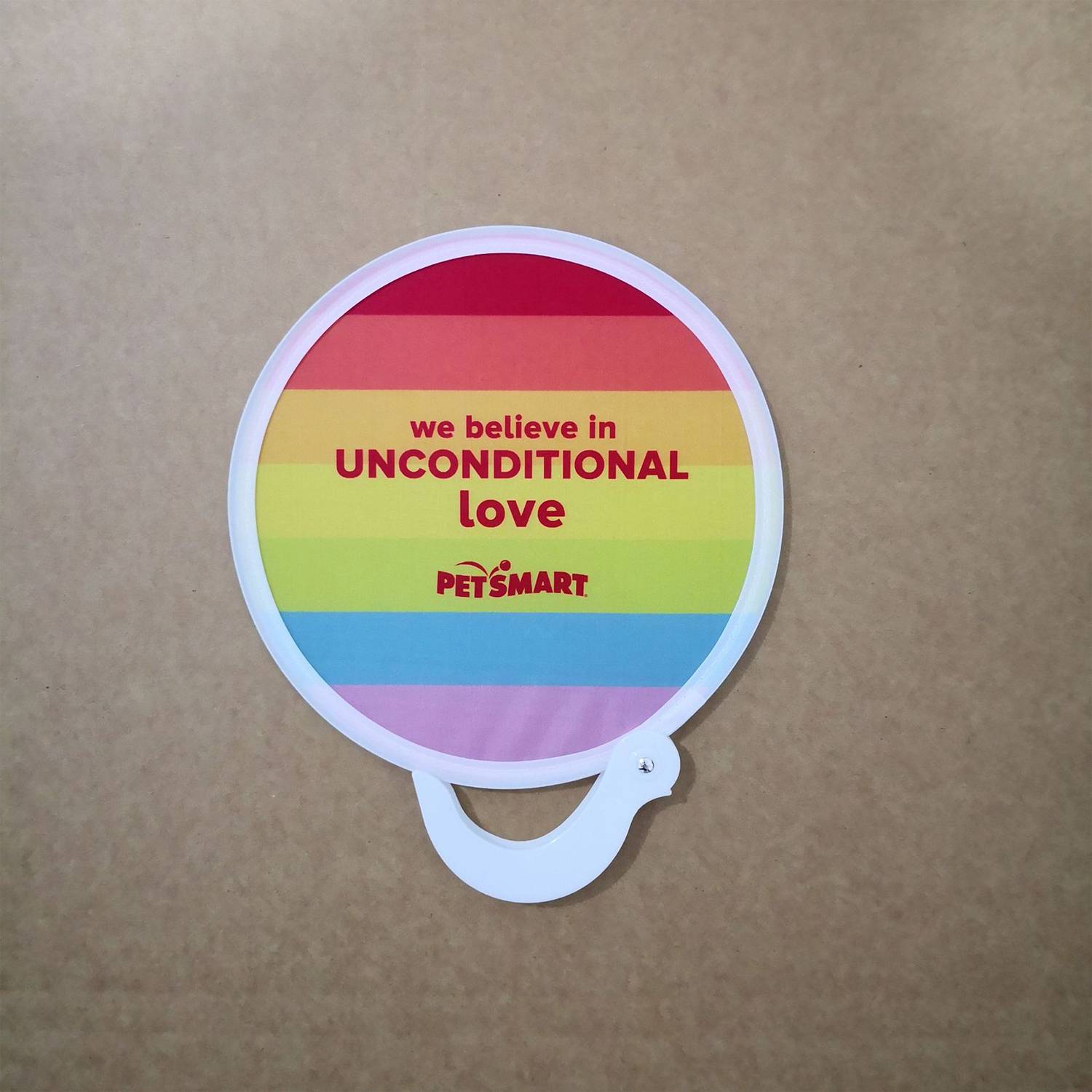 Rainbow Collapsible Flyer Fans 3