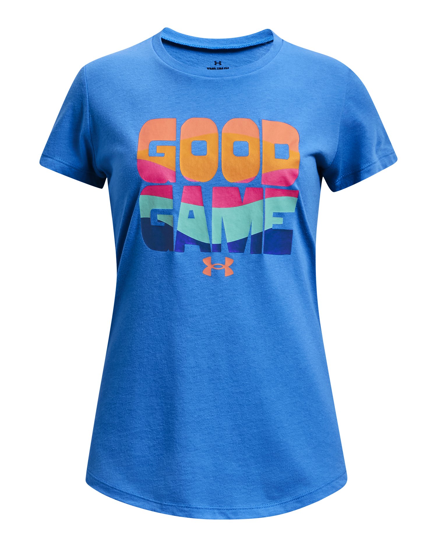 UA Good Game Wave Girls' Short Sleeve 3