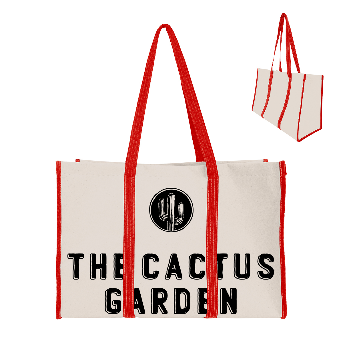 Recycled Canvas Wrap Around Tote Bag 7