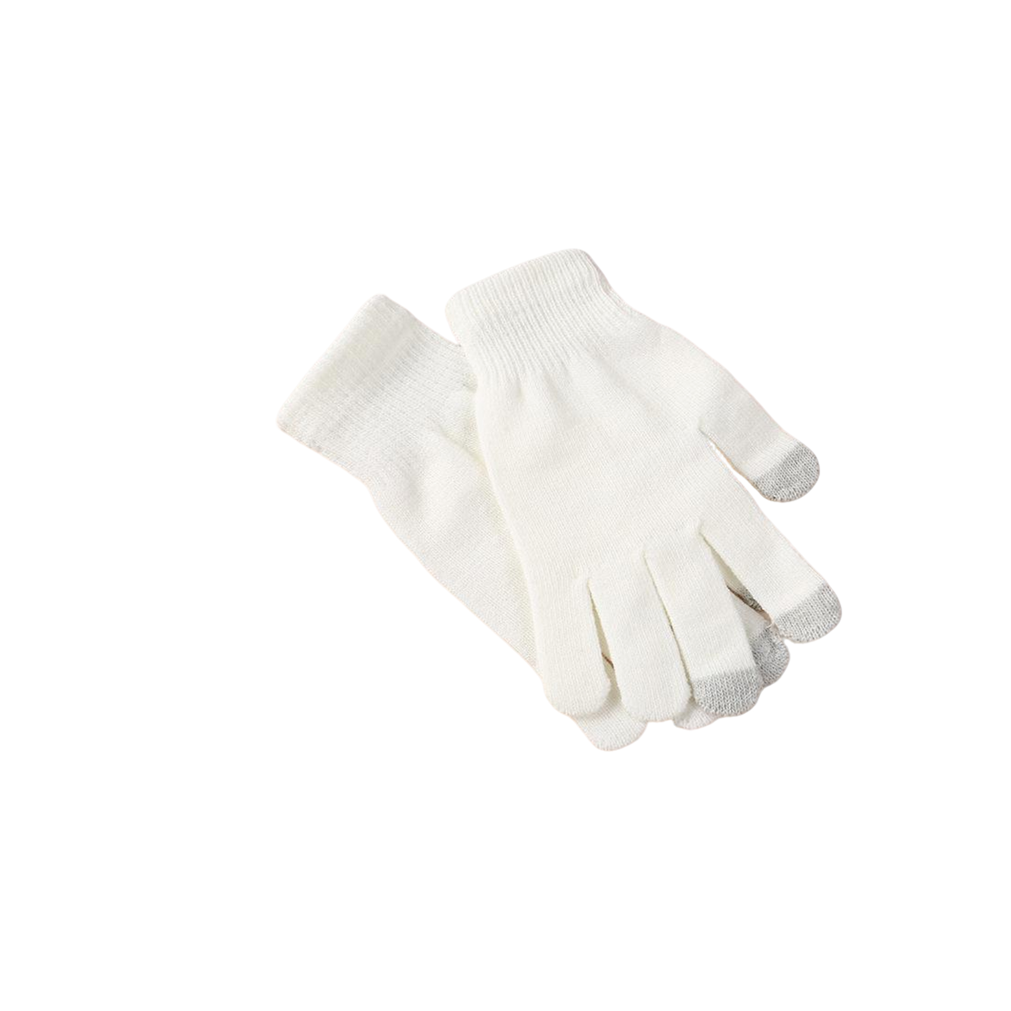 Touchscreen Acrylic Knit Magic Glove Pair 7.9" 12