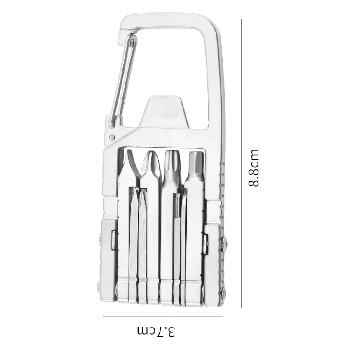 16-in-1 Carabiner Multi-Tool with Screwdrivers 1