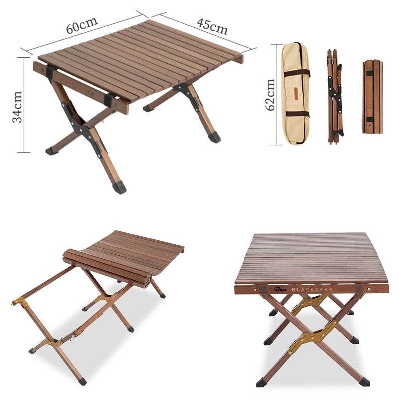 Wood Outdoor Picnic Camping Portable Folding Tables 2