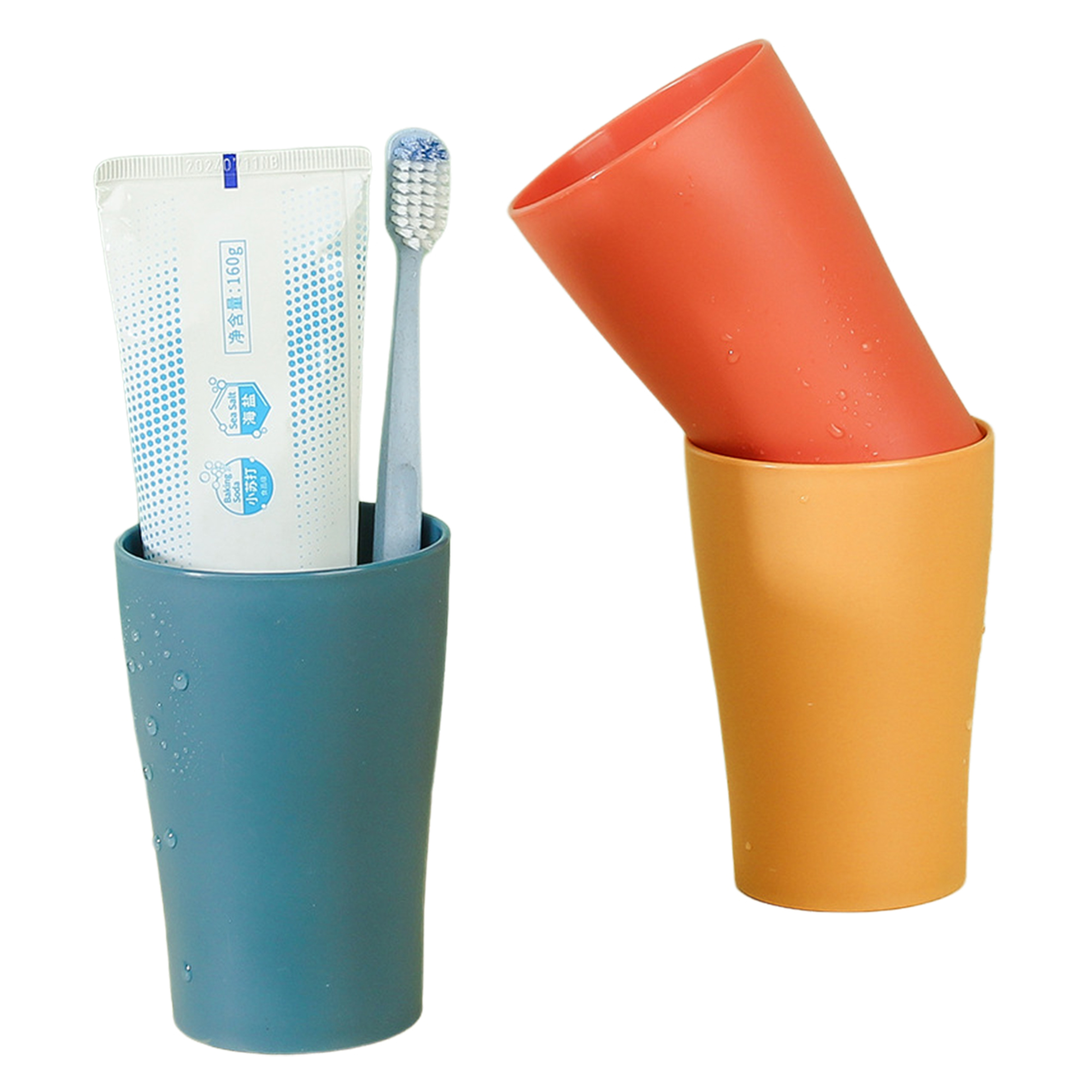 12oz Simple Wheat Straw Gargle Cup 1