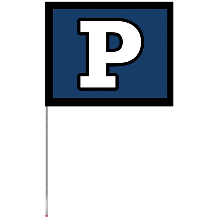 5' x 6' Knit Poly Double Sided School Spirit Flag 10
