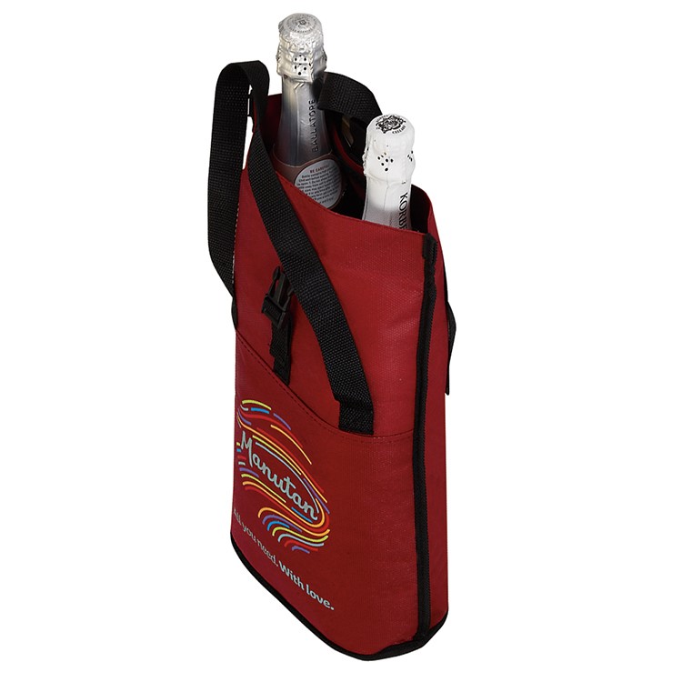 Roll Over Insulated Wine Cooler Tote 7