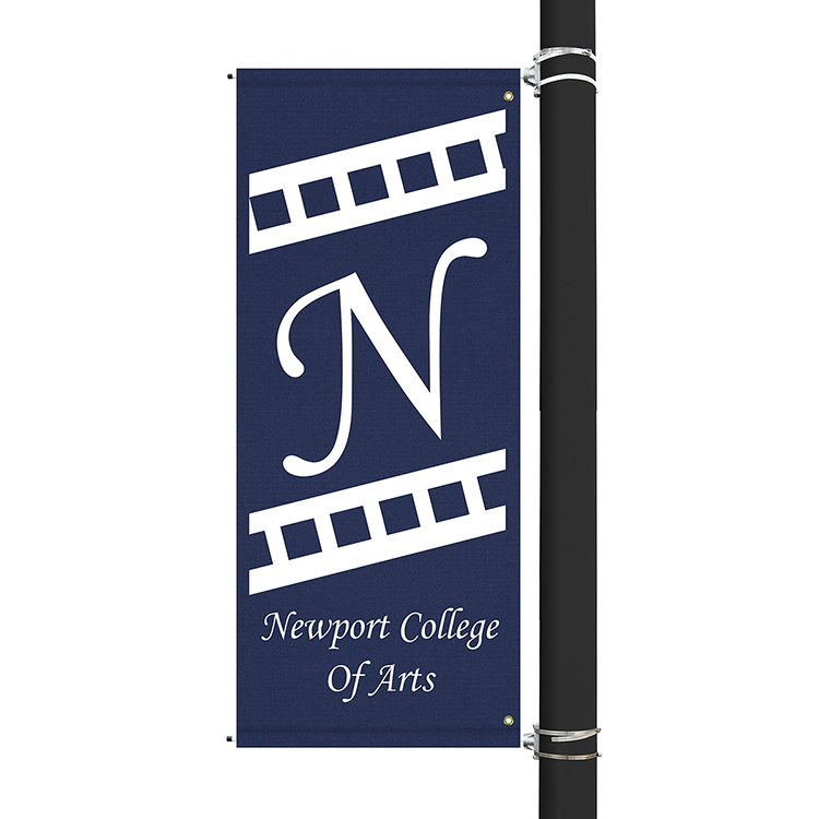 72" x 30" Custom Sunbrella™ Avenue Banner-1 Color Imprint 3