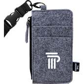 THE GOODS™ Recycled Felt Lanyard Wallet 11
