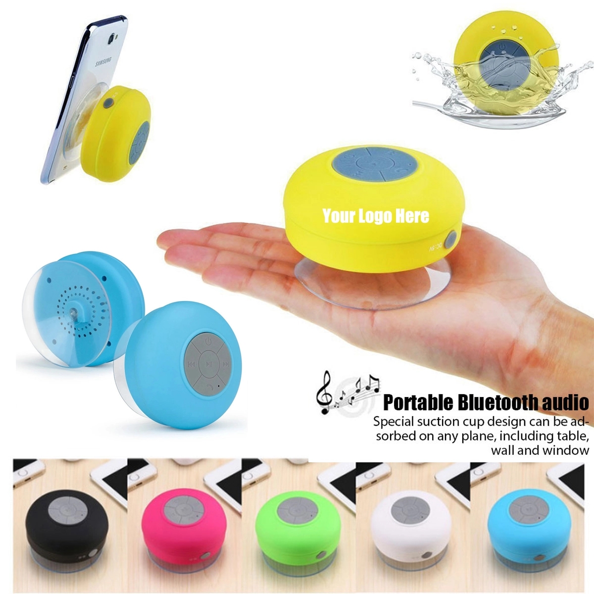 Bluetooth Shower Speakers 5