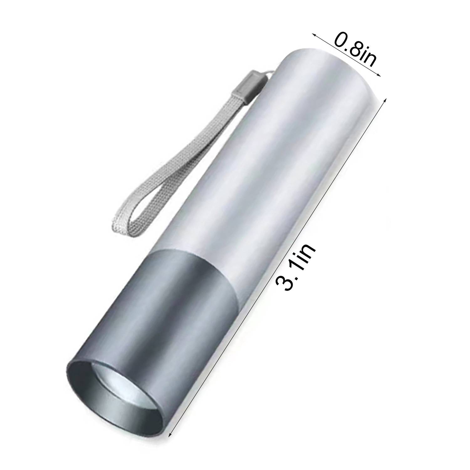USB Rechargeable Outdoor Mini Flashlight 6