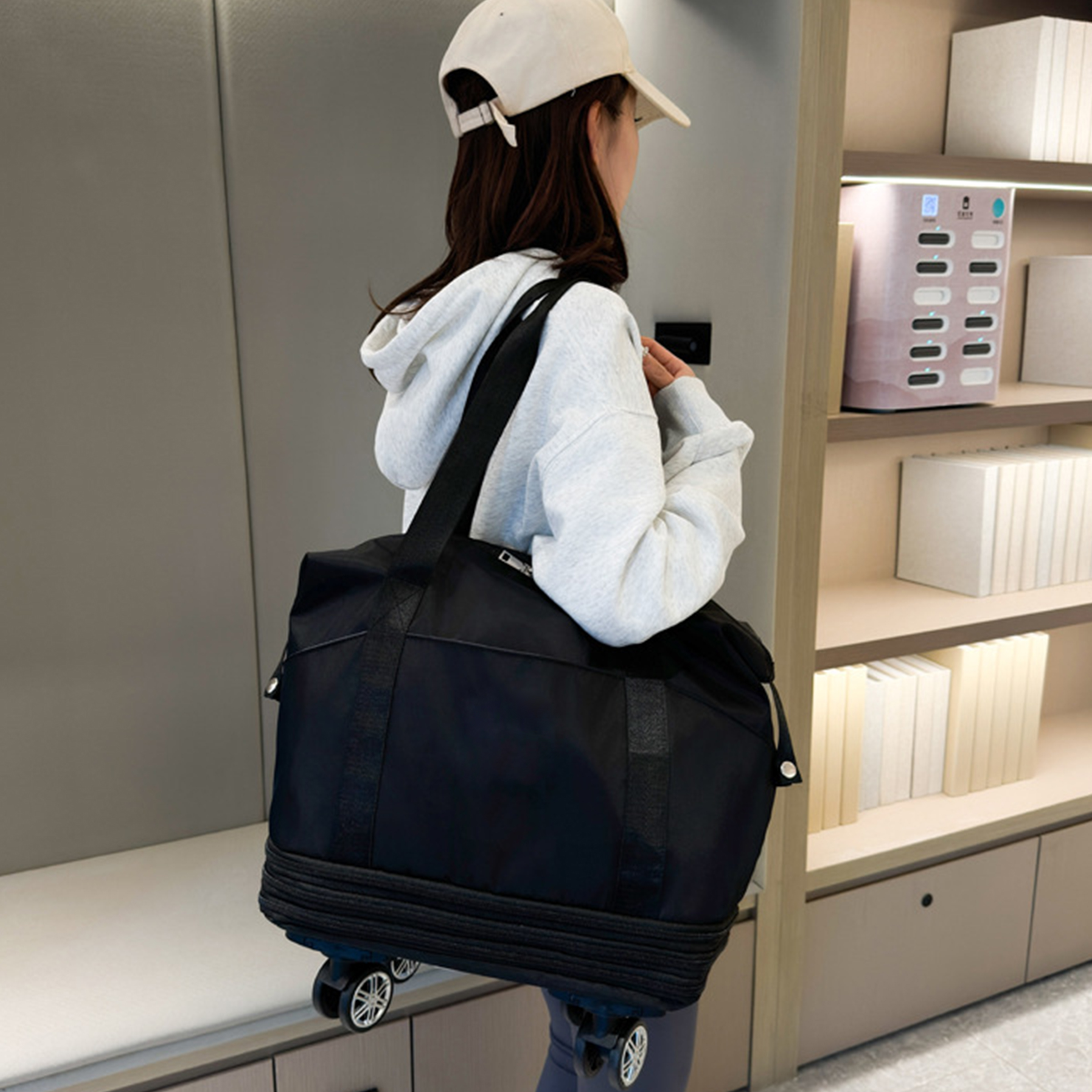 Polyester Short Distance Business Trip Fitness Travel Bag 5
