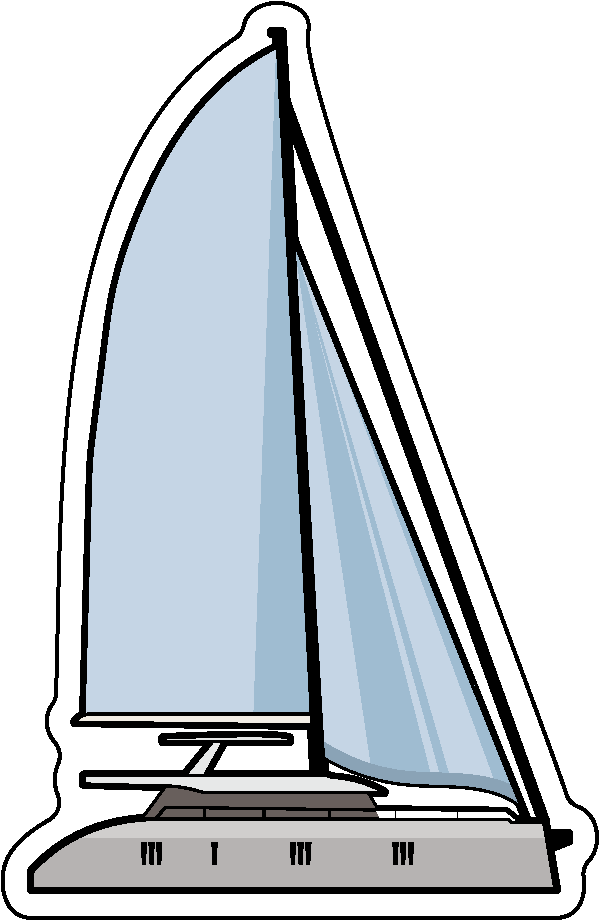 Stock Shape 1/4" Acrylic Magnet -USA Made