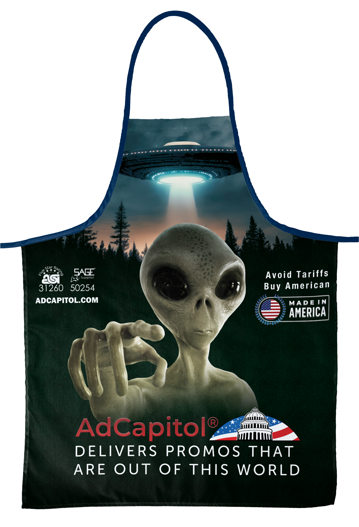 Tall Sublimated Bib Apron 2