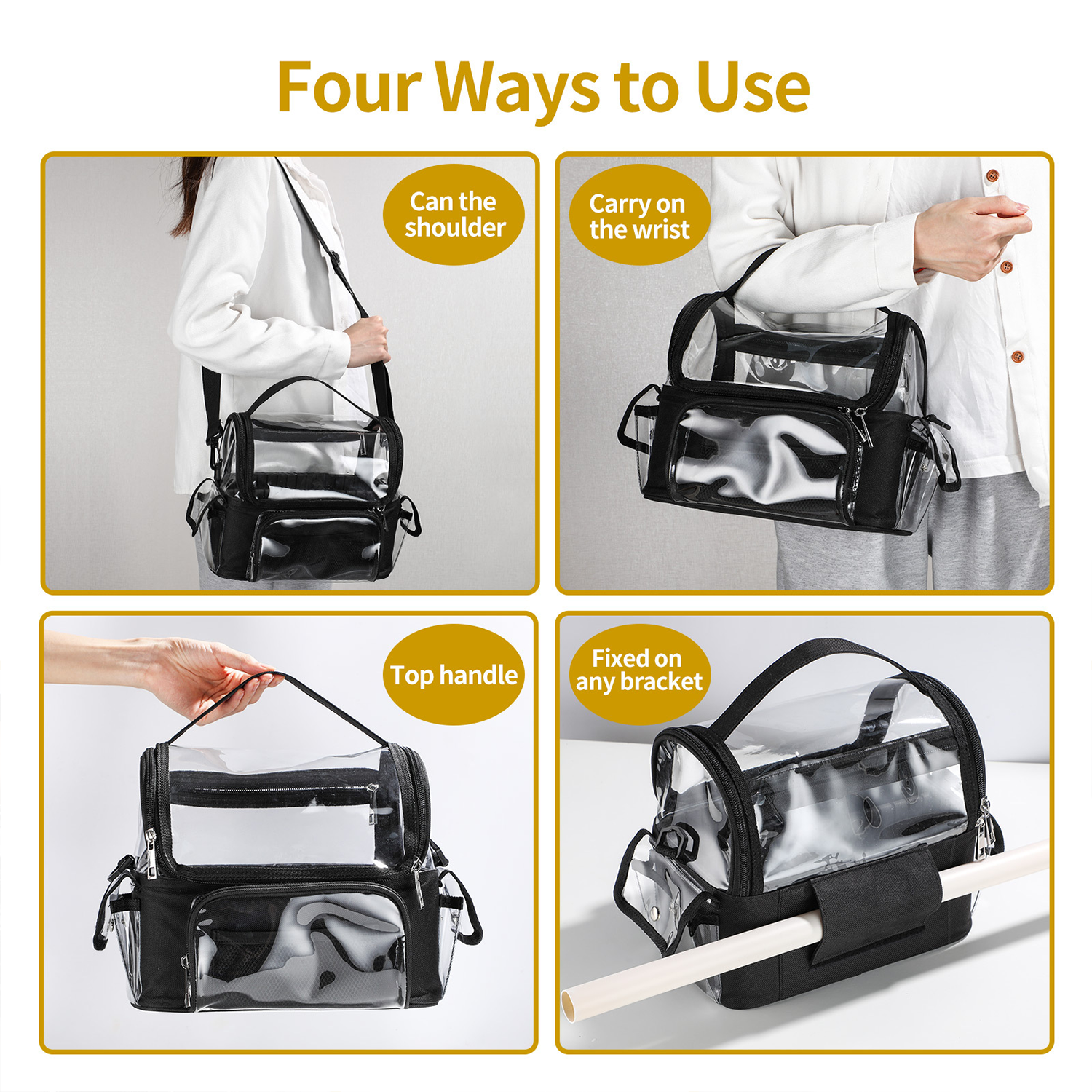 Extra Large Makeup Brush Bag 5