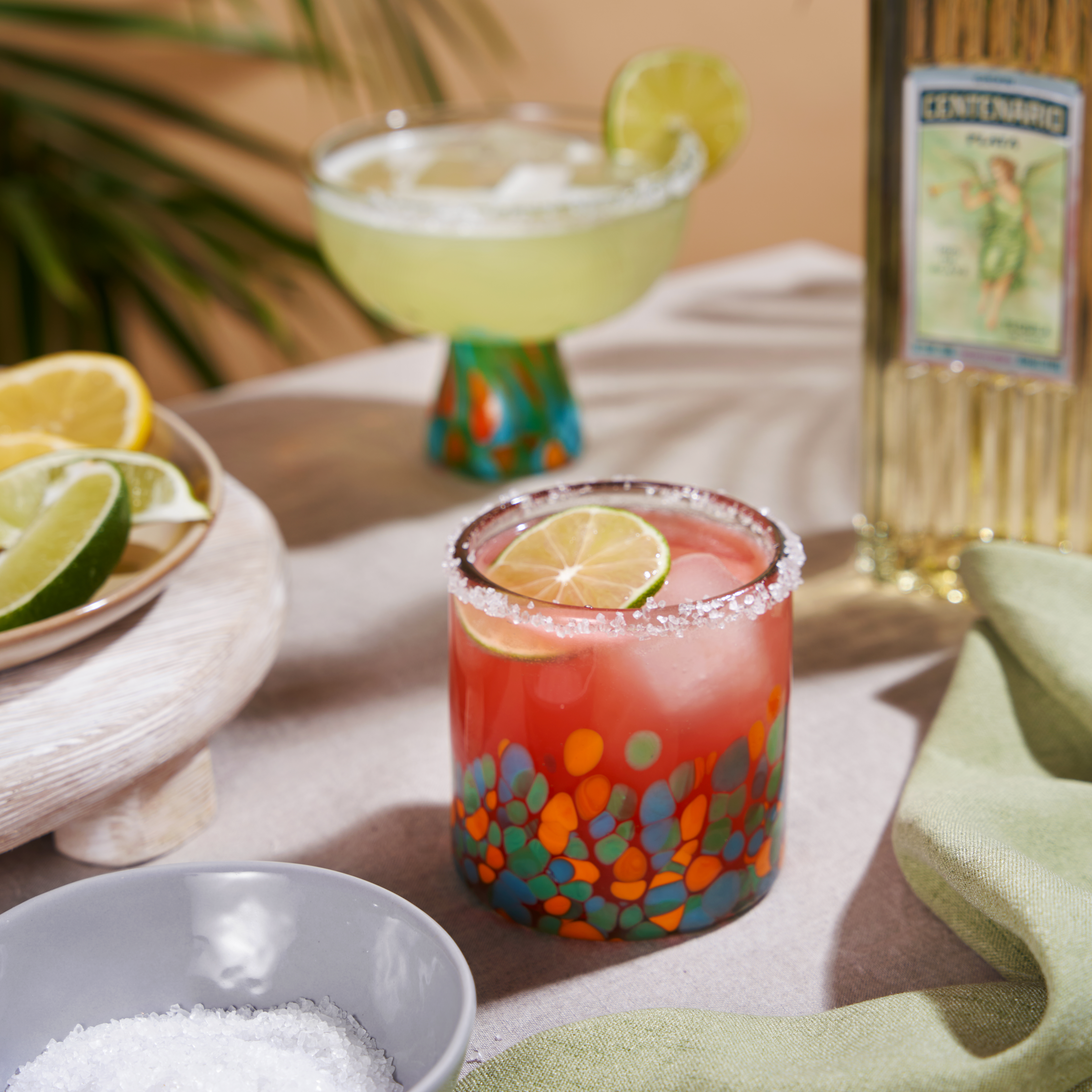 Twine Living® Viajar Short Recycled Glass Tumbler, set of 2 9